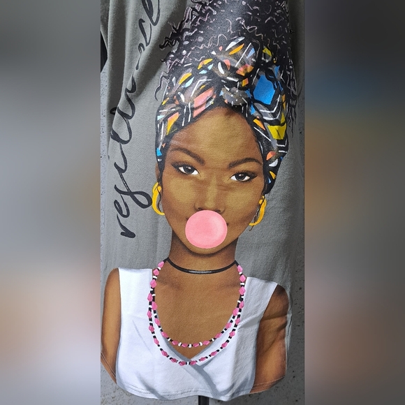 #052 Sz S Extended Tee Shirt Faux Leather 'like' Finish - NewInPack/NWT - Picture 2 of 9